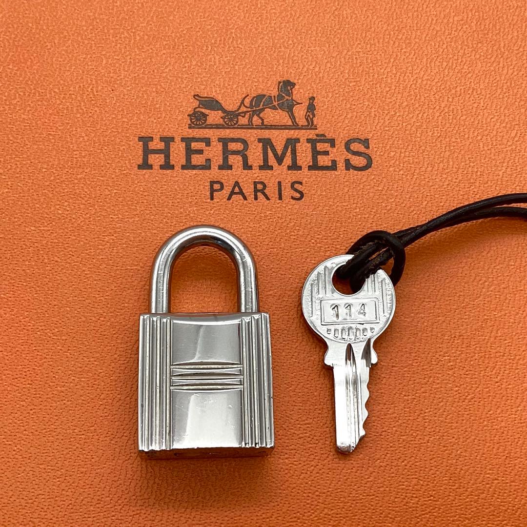 ⭐️極美品⭐️エルメス　カデナ　パドロック　鍵　no.114 シルバー　男女共用