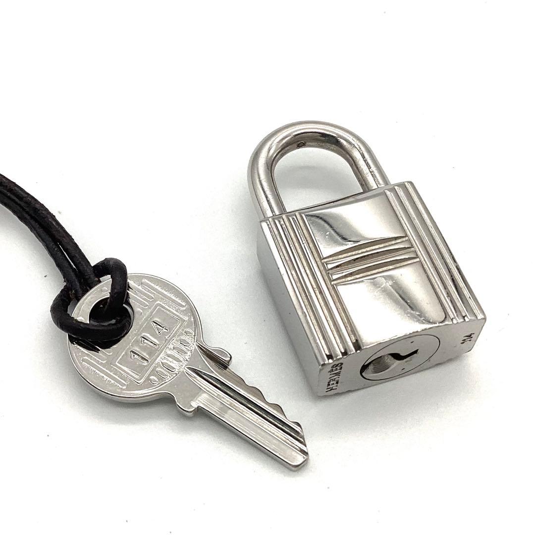 ⭐️極美品⭐️エルメス　カデナ　パドロック　鍵　no.114 シルバー　男女共用