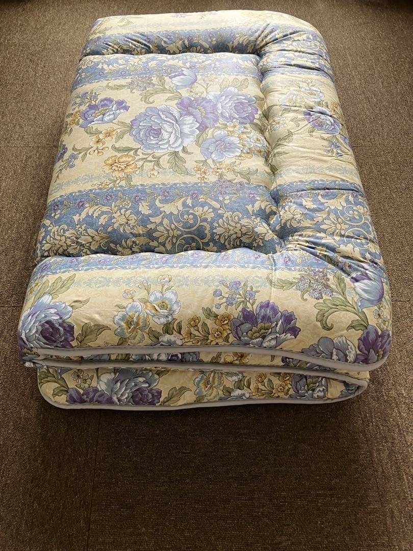 新品日本製作りたて掛布団、敷布団2組セット 綿100% ピンク、ブルーペアセット