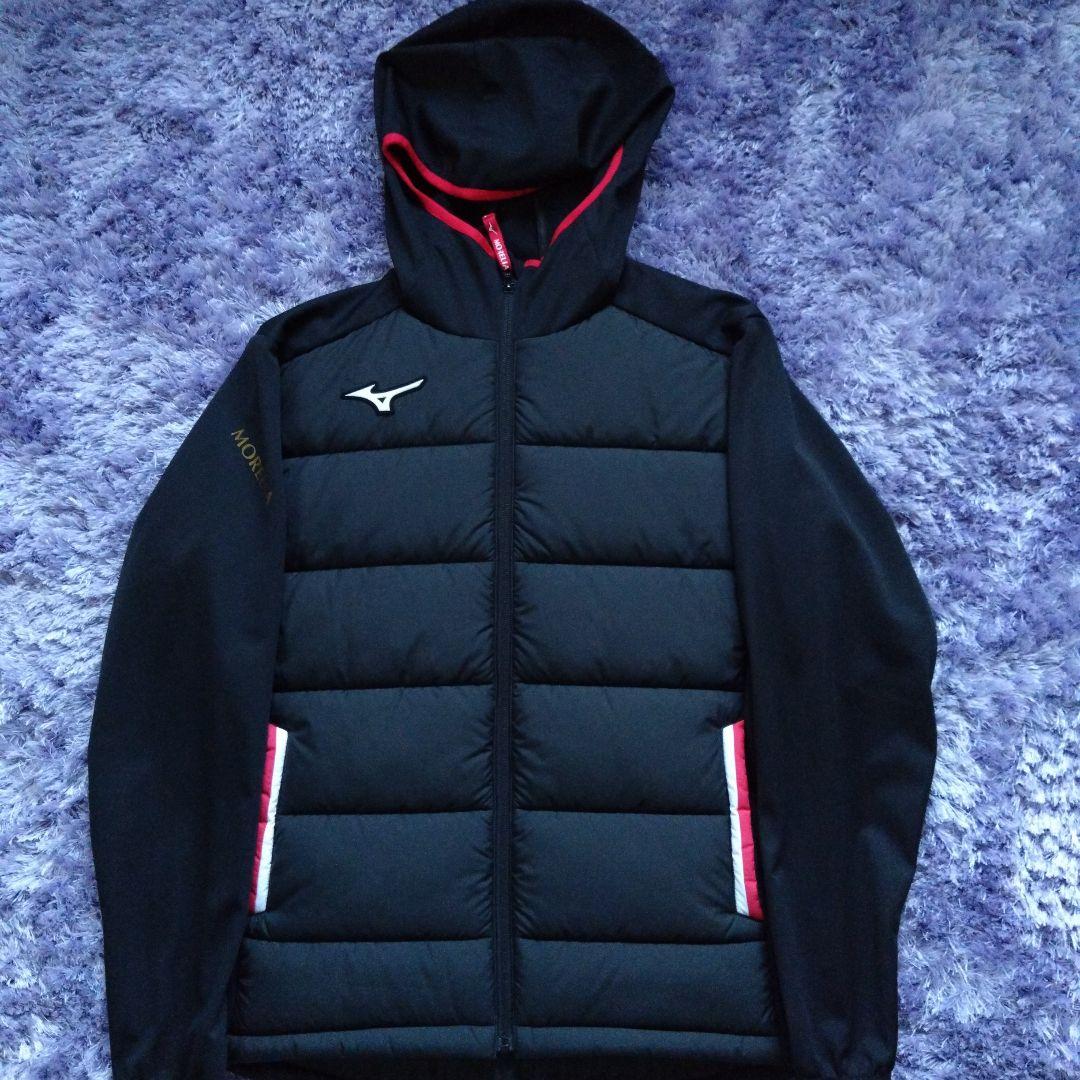 Mizuno モレリアフード付き中綿ダウンジャケット Lサイズ