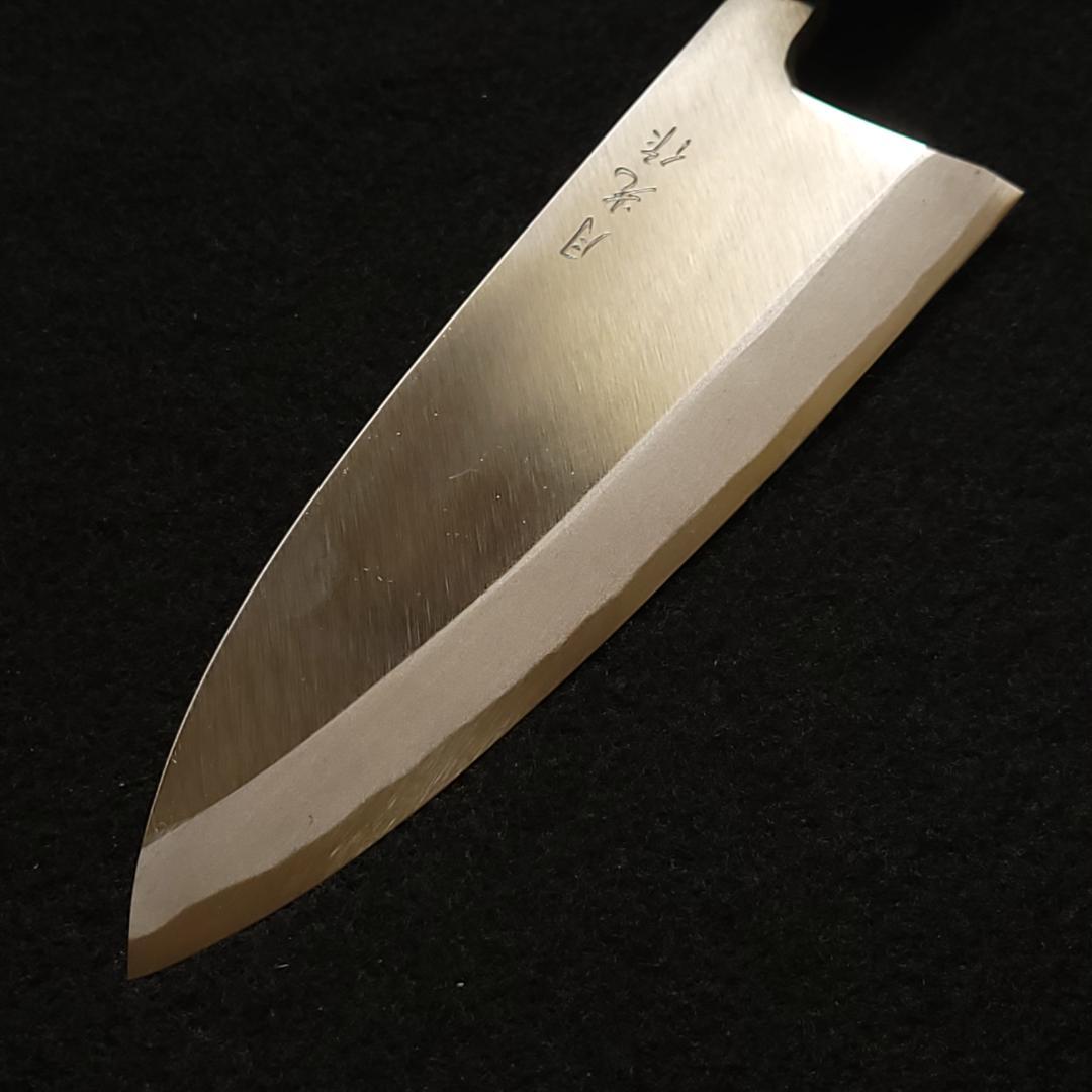 【現品限り】左利き　青紙2号 出刃包丁 ６寸170㎜ #2407 焼柄 月光作