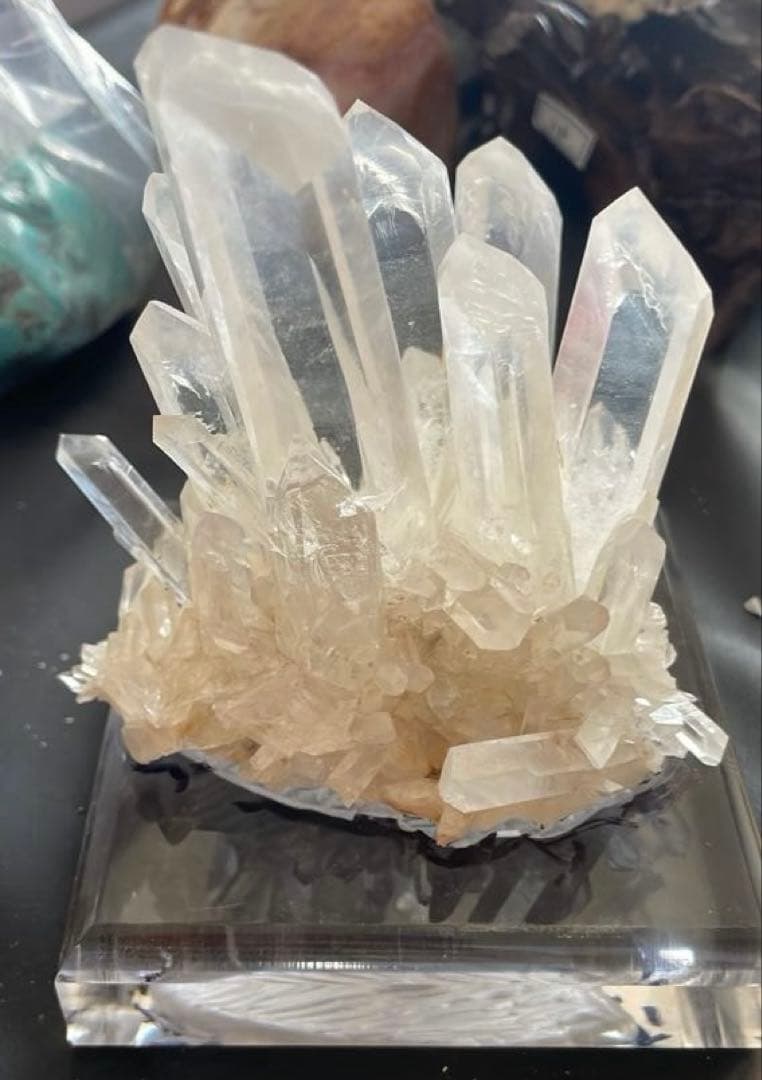 【高品質】コロンビア産　レムリアン水晶クラスター