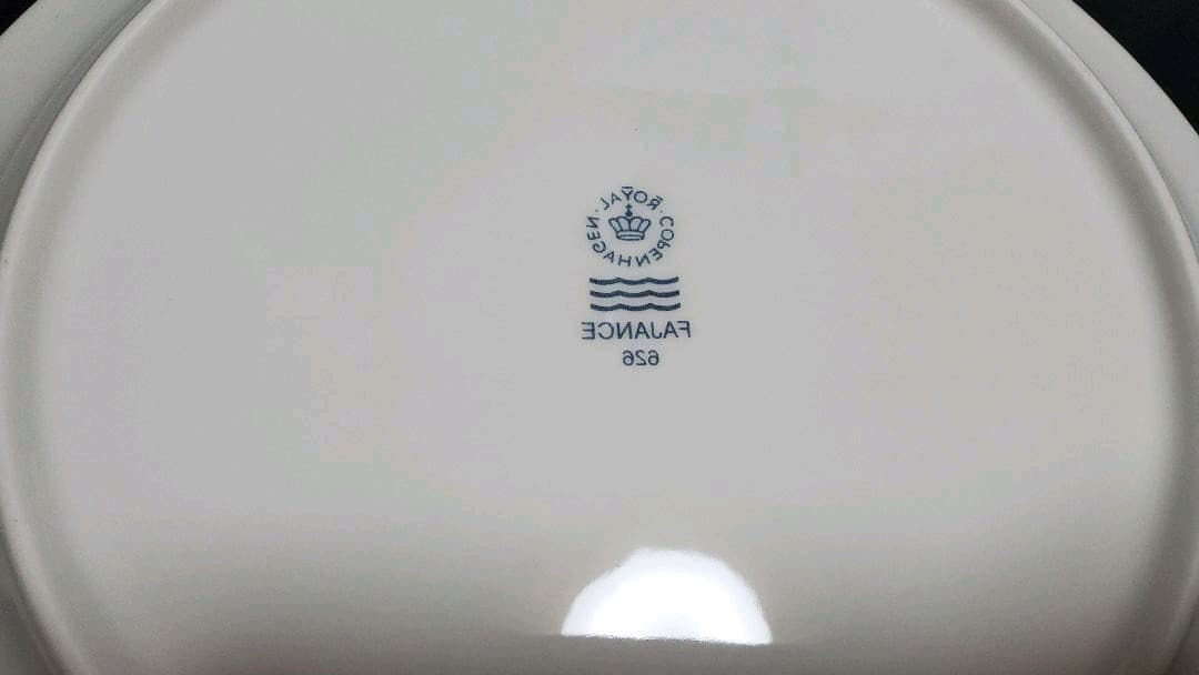 ロイヤルコペンハーゲン　ゴールデンサマー　ブルー　プレート　希少　レア