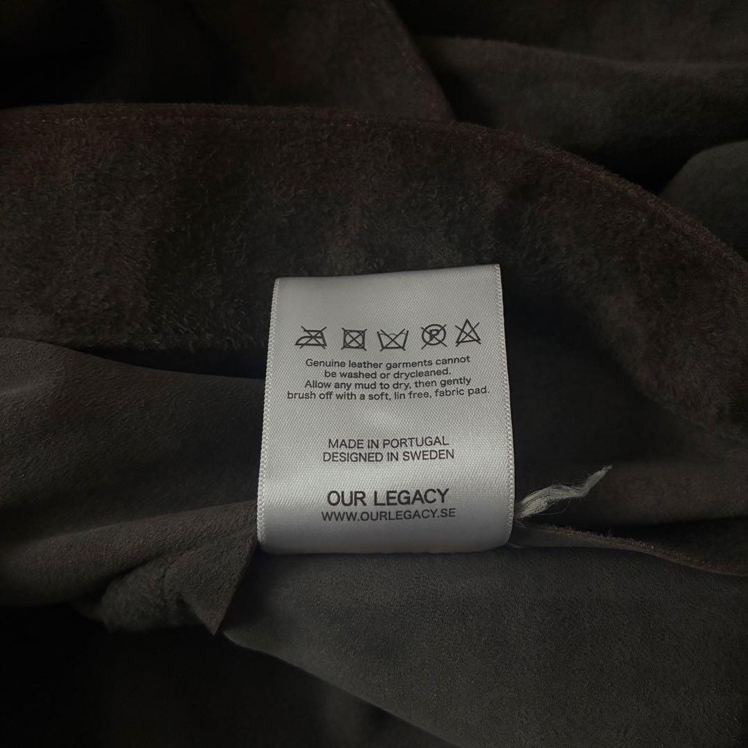 OUR LEGACY ブラウン　スエードシャツ スウェードジャケット
