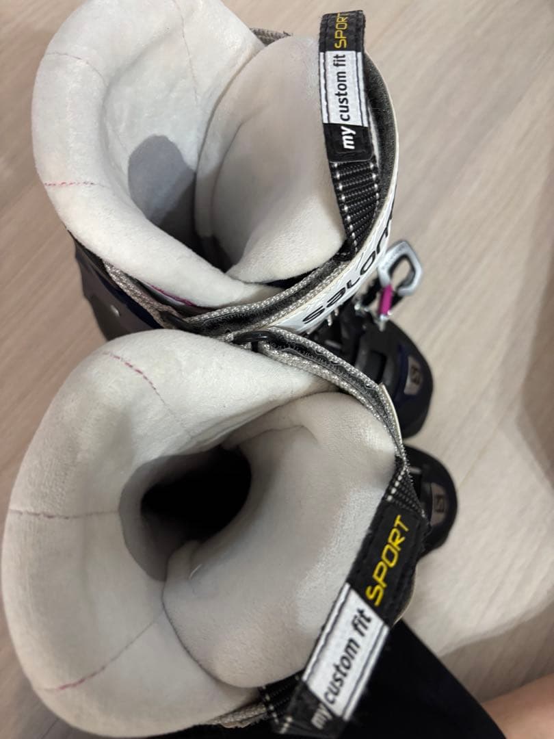 ami　Salomon スキー用ブーツ ブラック/パープル