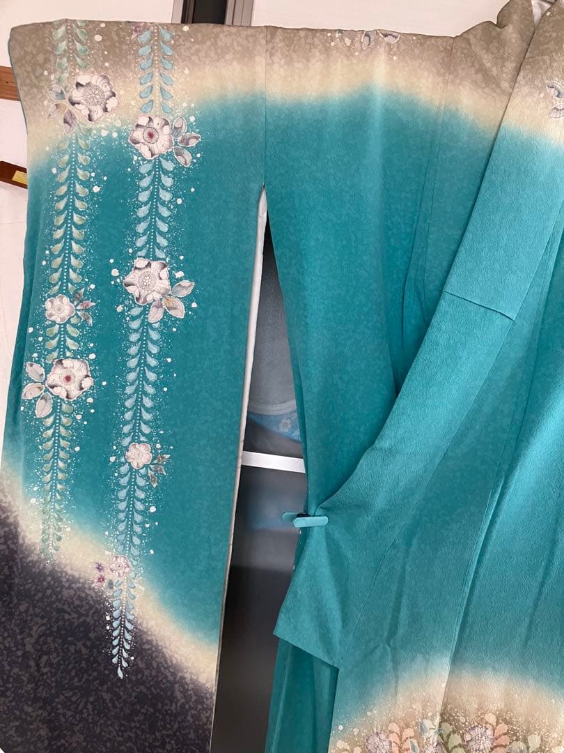 翠山工房　正絹　辻ヶ花振袖