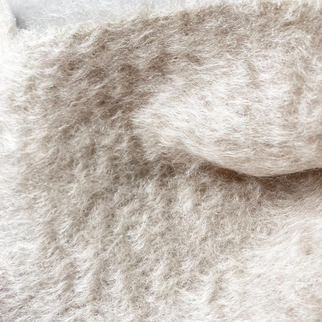 美品　ブルーアイベックス　カシミヤ大判ショール　ストール　マフラー636