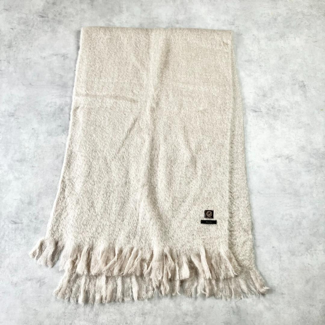 美品　ブルーアイベックス　カシミヤ大判ショール　ストール　マフラー636