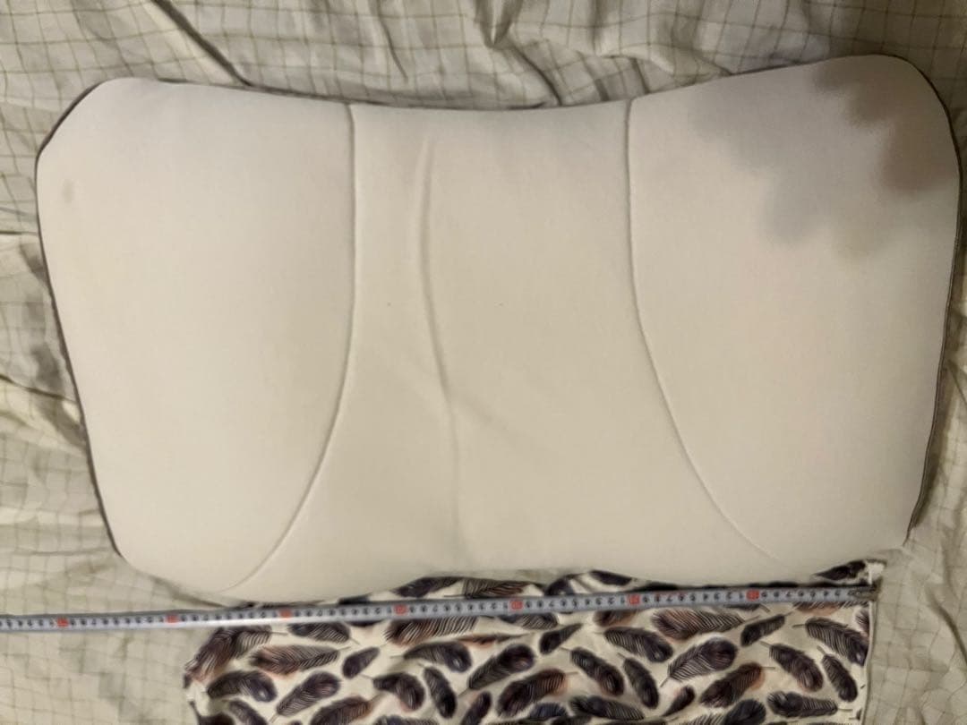 西川　枕　シルク枕カバー付