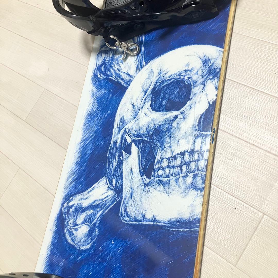 バック付/BURTON TWINバートンスノーボード154cm/バインディングM