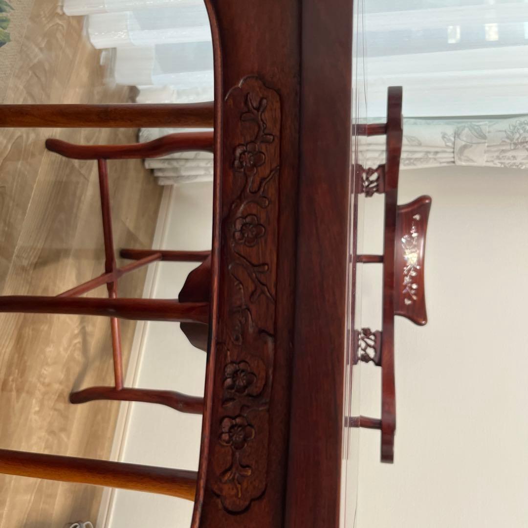 中国螺鈿家具セット 2脚の椅子+テーブル