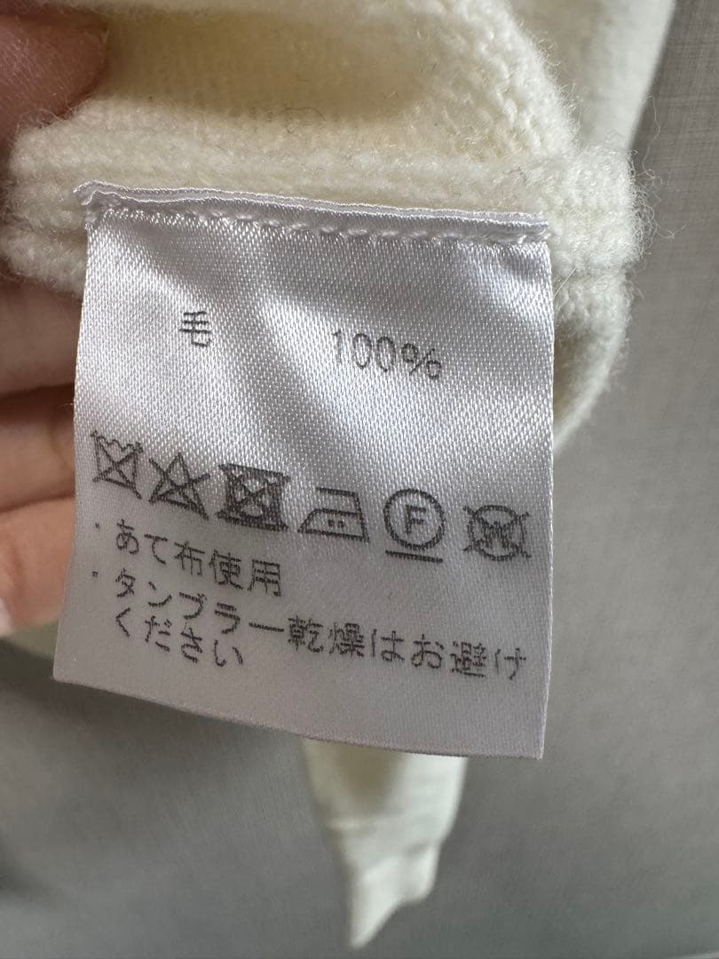 シーニュポワンニットプルオーバー ホワイトNicole A