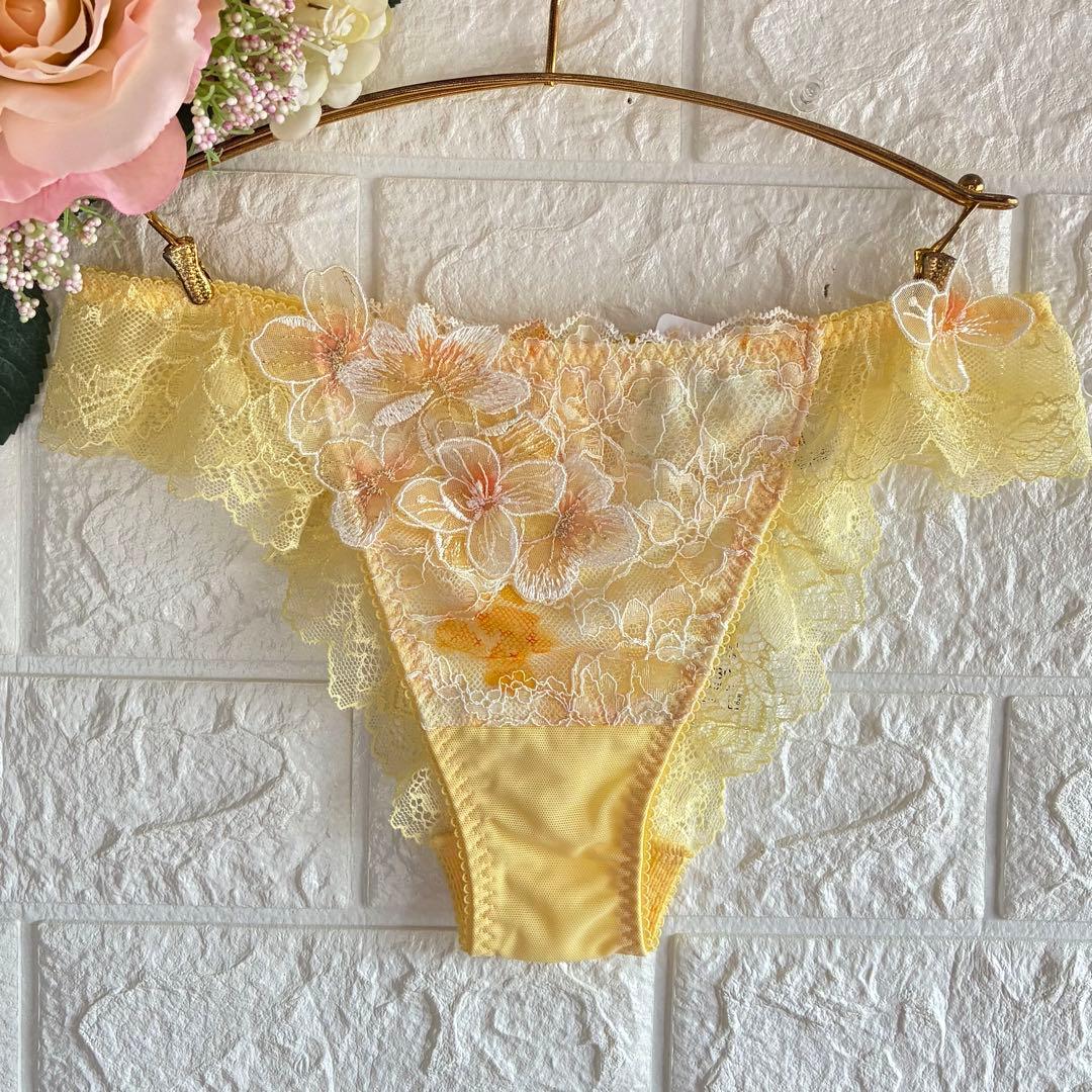 Wacoal パルファージュ 上下セットF65❣️イエロー♡ᵕ̈*大人可愛い♬.*