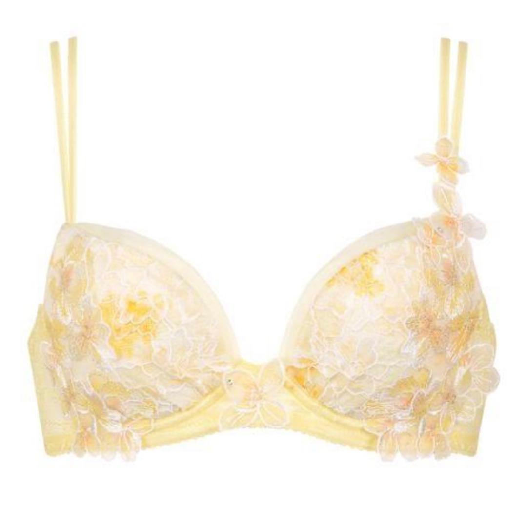 Wacoal パルファージュ 上下セットF65❣️イエロー♡ᵕ̈*大人可愛い♬.*