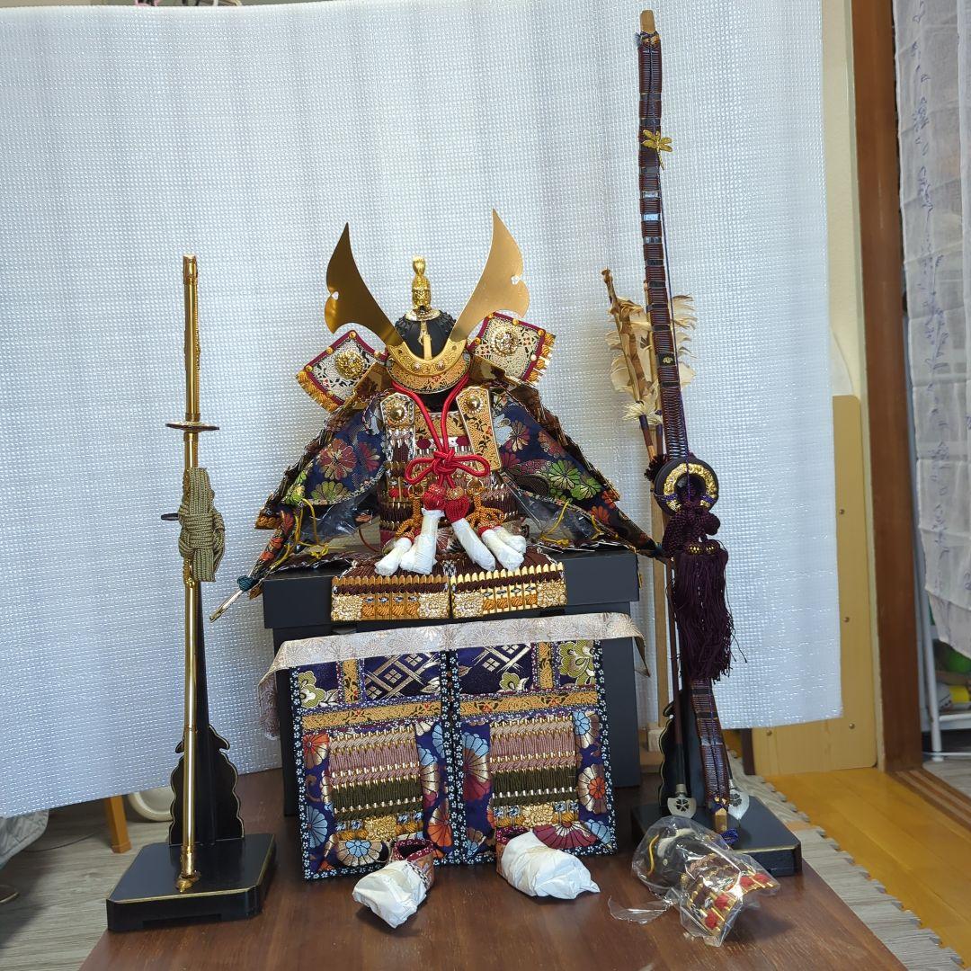 鎧兜五月人形　　弓矢　　日本刀