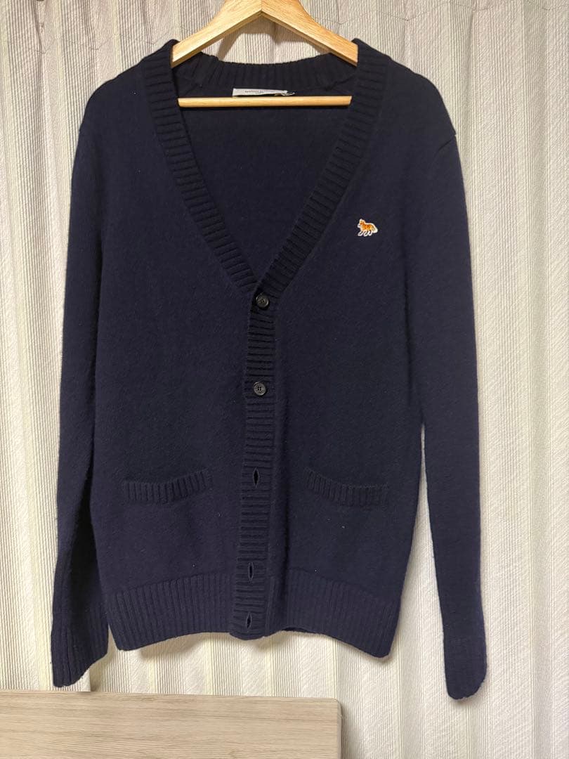 Maison Kitsuné メゾンキツネ カーディガン ネイビー
