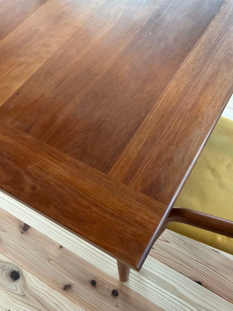 ＊リョウ＊　宮崎椅子製作所 MMテーブル ブラックチェリー 無垢材