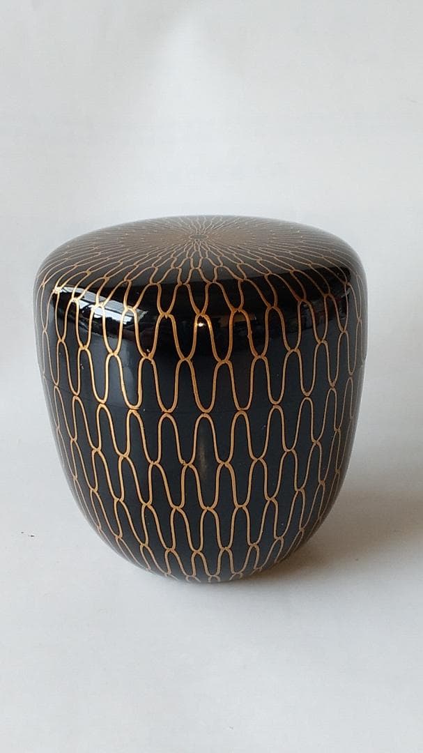 Gojyo初瀬川柳庵 作 出世 アミ棗即中斎好宗匠在判箱書花押共箱共布新品