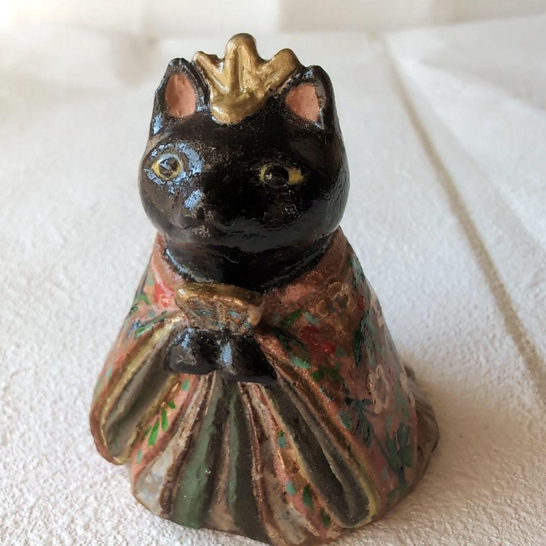 猫の雛人形4 陶器製 伝統的スタイル