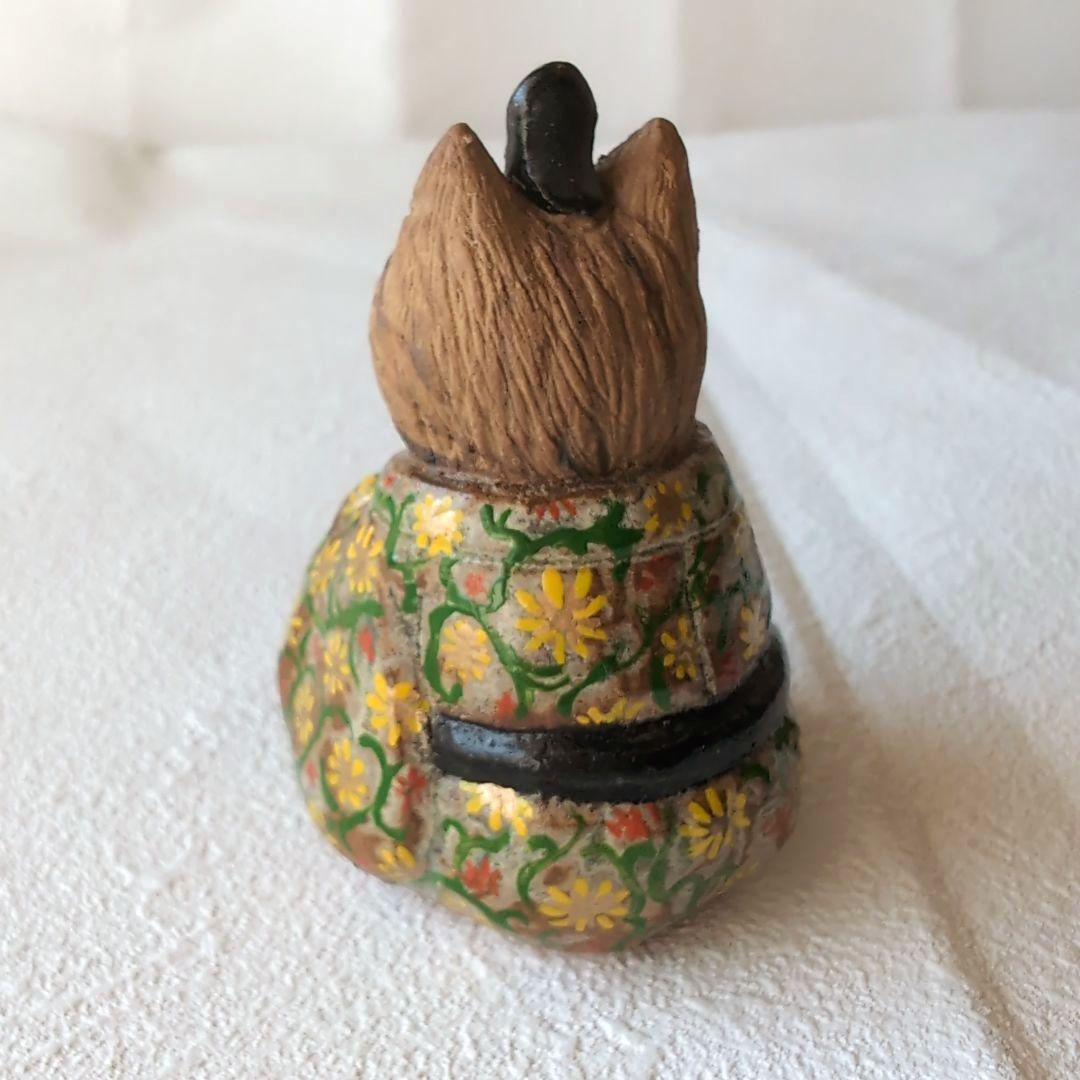 猫の雛人形4 陶器製 伝統的スタイル