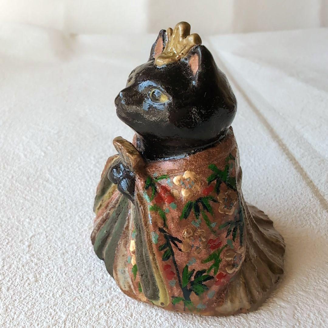 猫の雛人形4 陶器製 伝統的スタイル