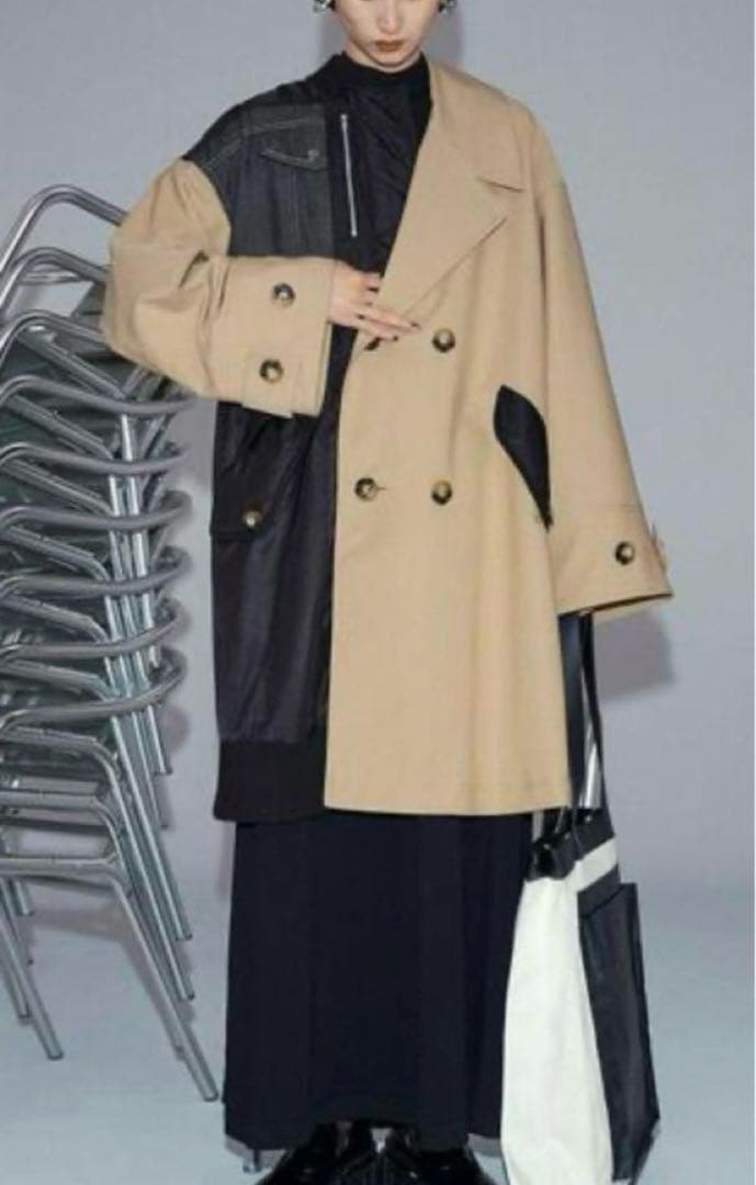 UN3D./FABRIC MIX CT/ファブリックミックスコート