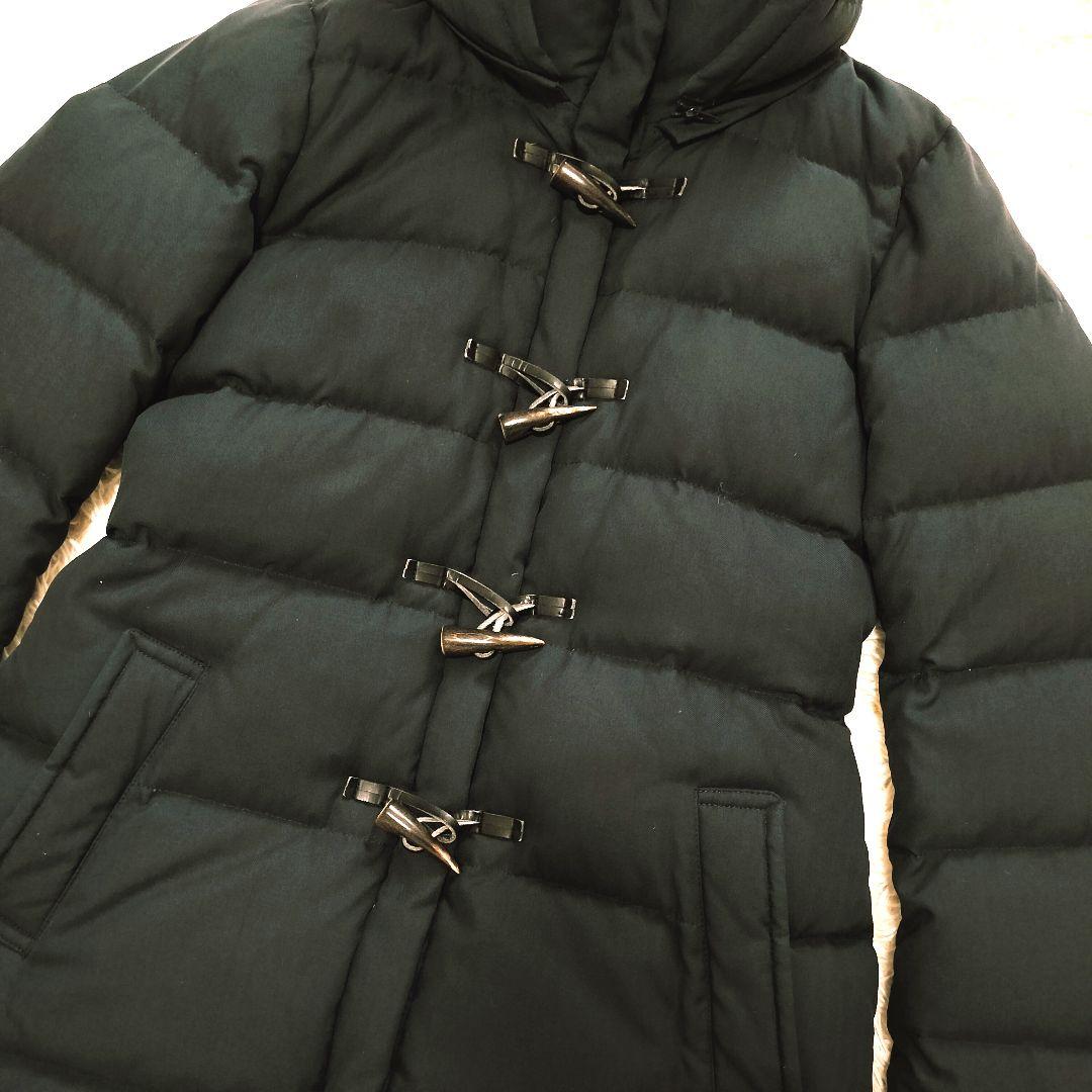 希少 23区 ダッフルダウンコート Aライン ネイビー L