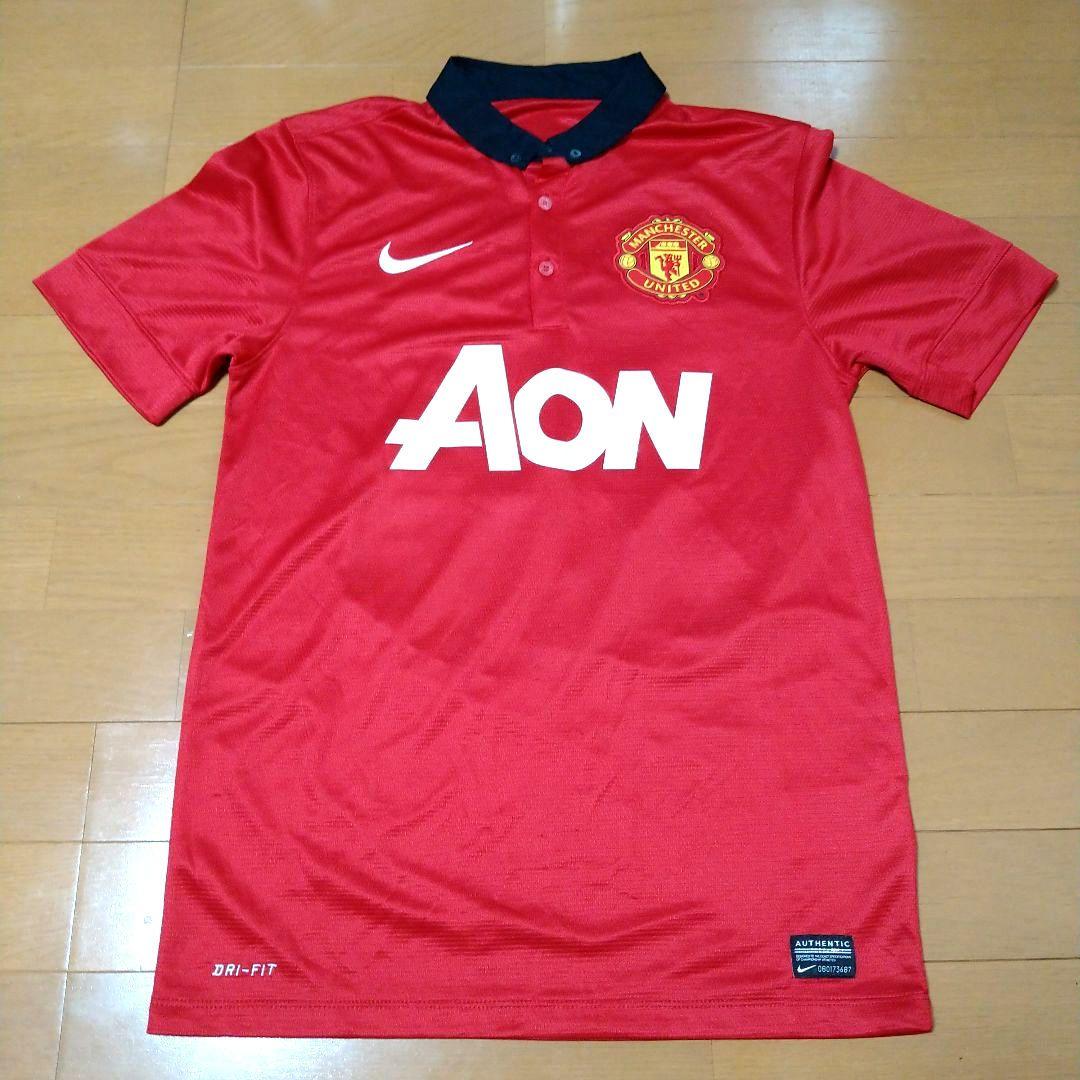 【美品】マンチェスターユナイテッド オーセンティックユニフォーム 香川真司 Ｓ