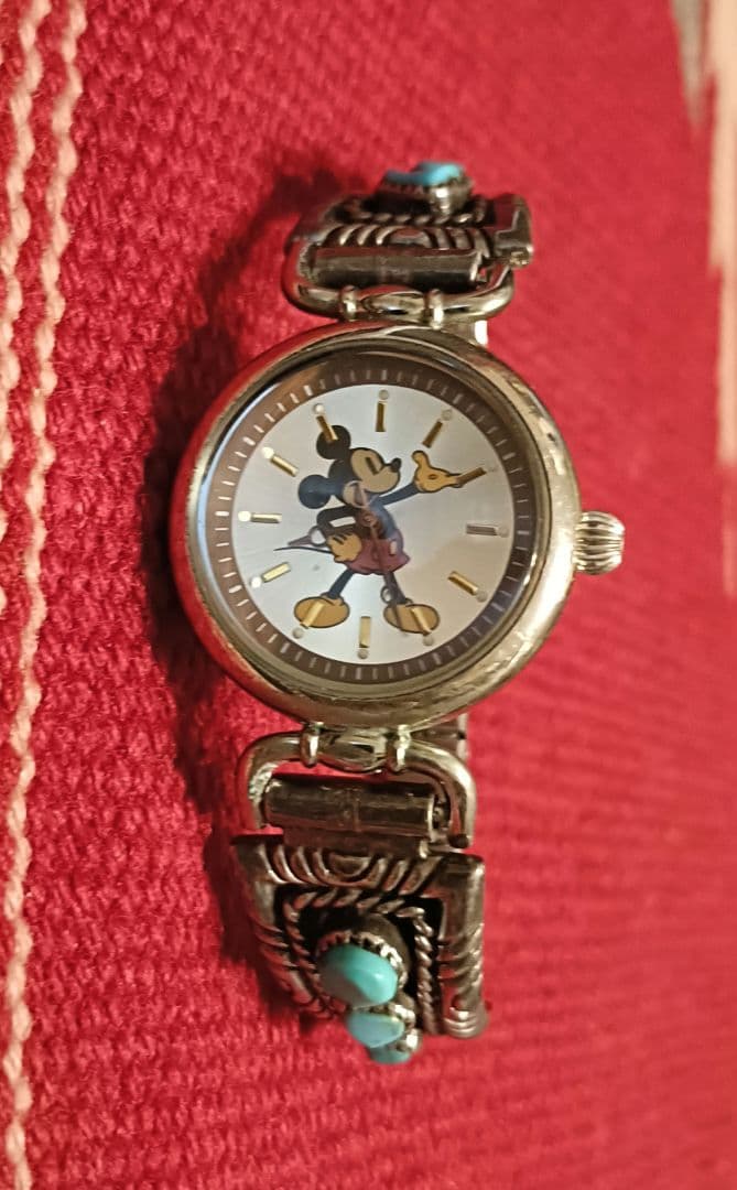 インディアンジュエリー　ターコイズウォッチ