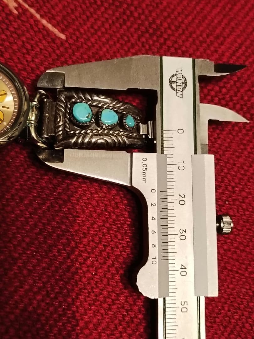 インディアンジュエリー　ターコイズウォッチ