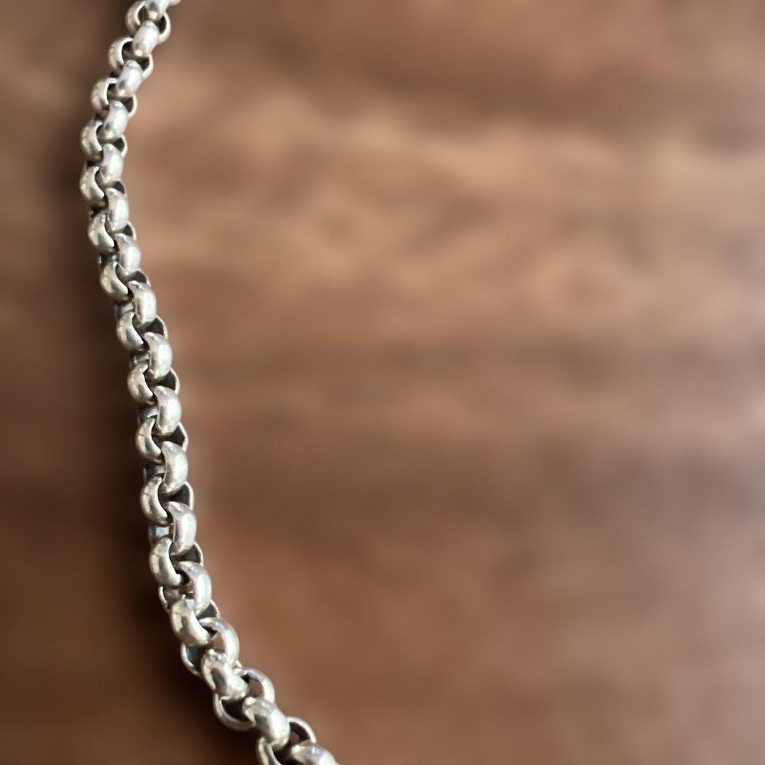 ポロチェーン　59cm シルバー幅約3mm