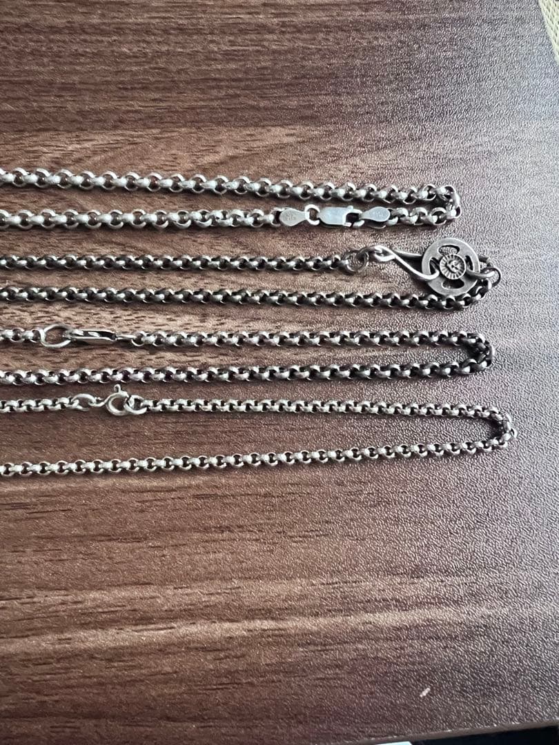 ポロチェーン　59cm シルバー幅約3mm