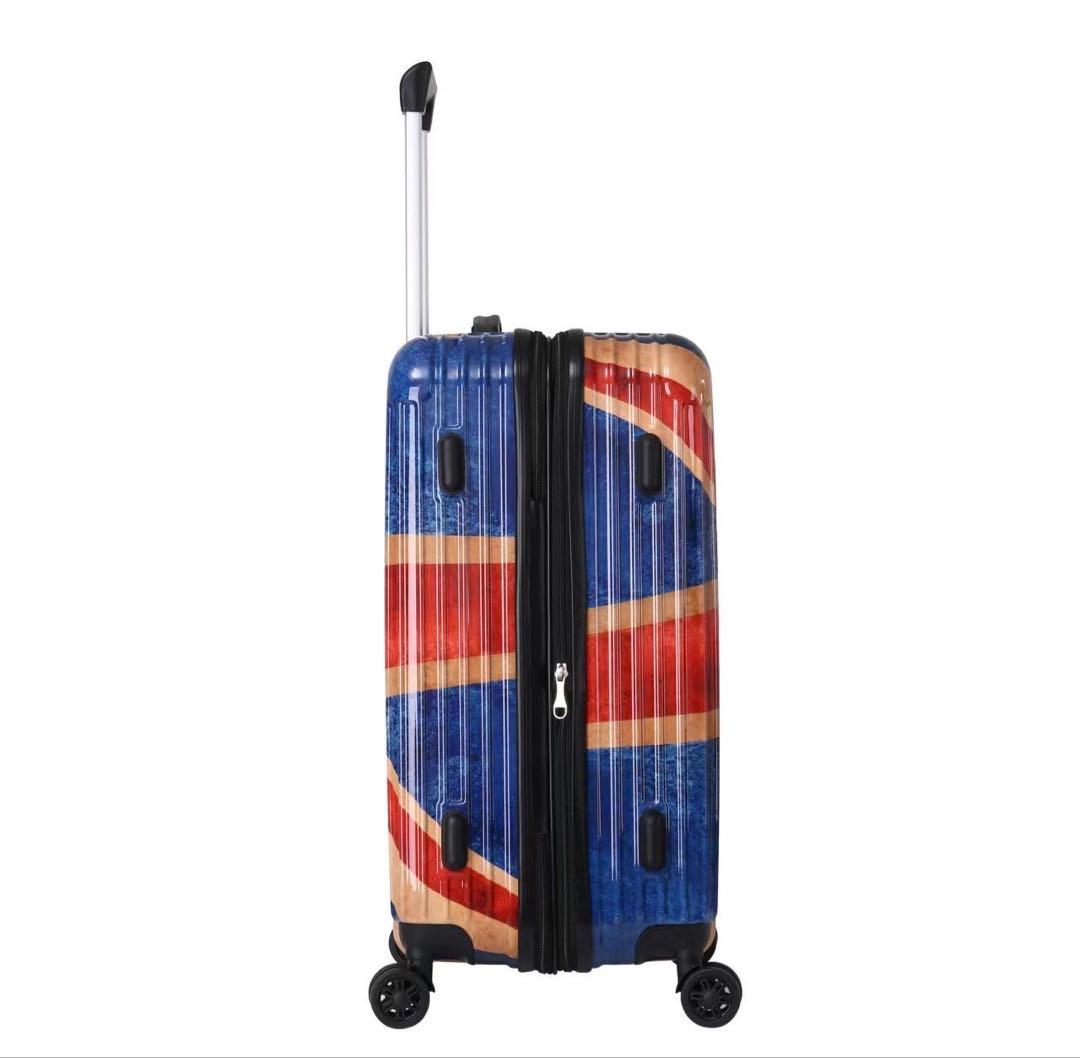キャリーケース　スーツケース　ユニオンジャック柄　新品　容量アップ　Lサイズ