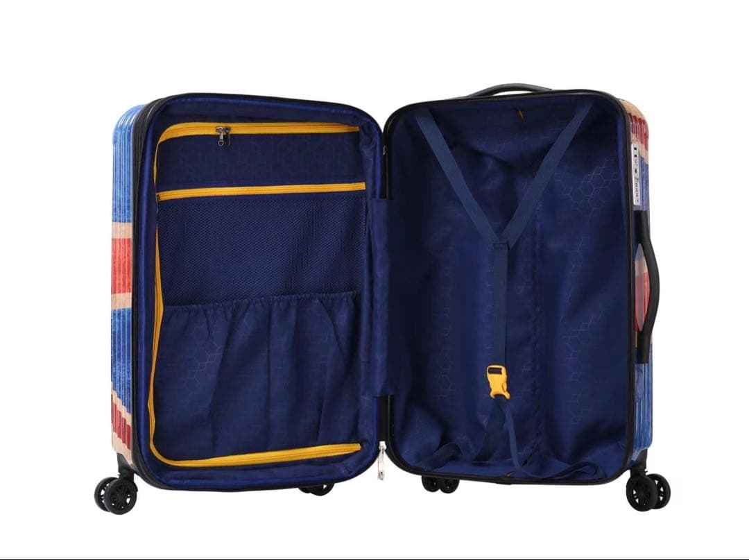 キャリーケース　スーツケース　ユニオンジャック柄　新品　容量アップ　Lサイズ