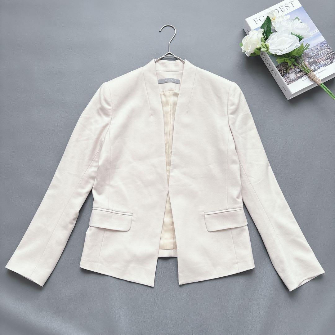 おはる様　Theory luxe パンツスーツ SAXONY.SOFT ノーカラ