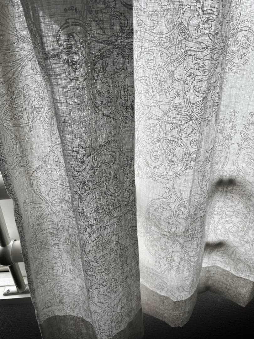 3/24まで　オーダーレースカーテン　麻