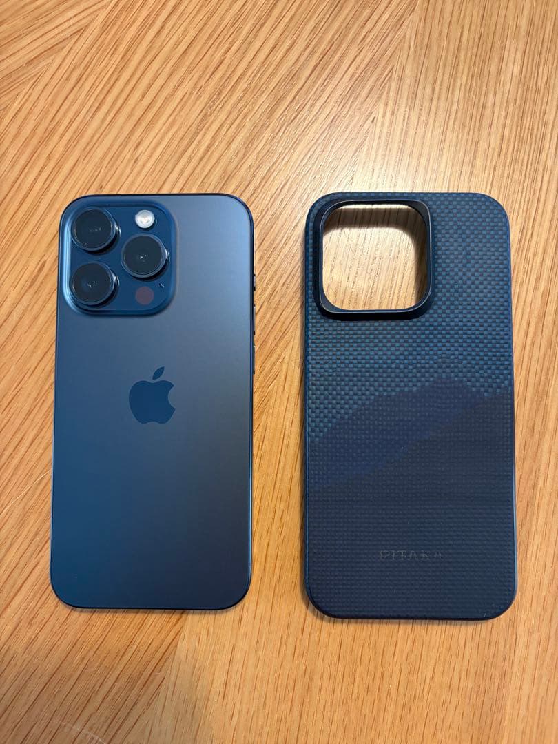 iPhone 15 Pro 128GB ブルーチタニウム SIMフリー 美品