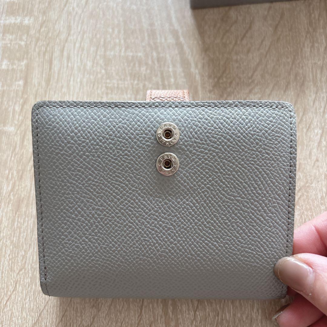 Atelier nu グレー 二つ折り財布