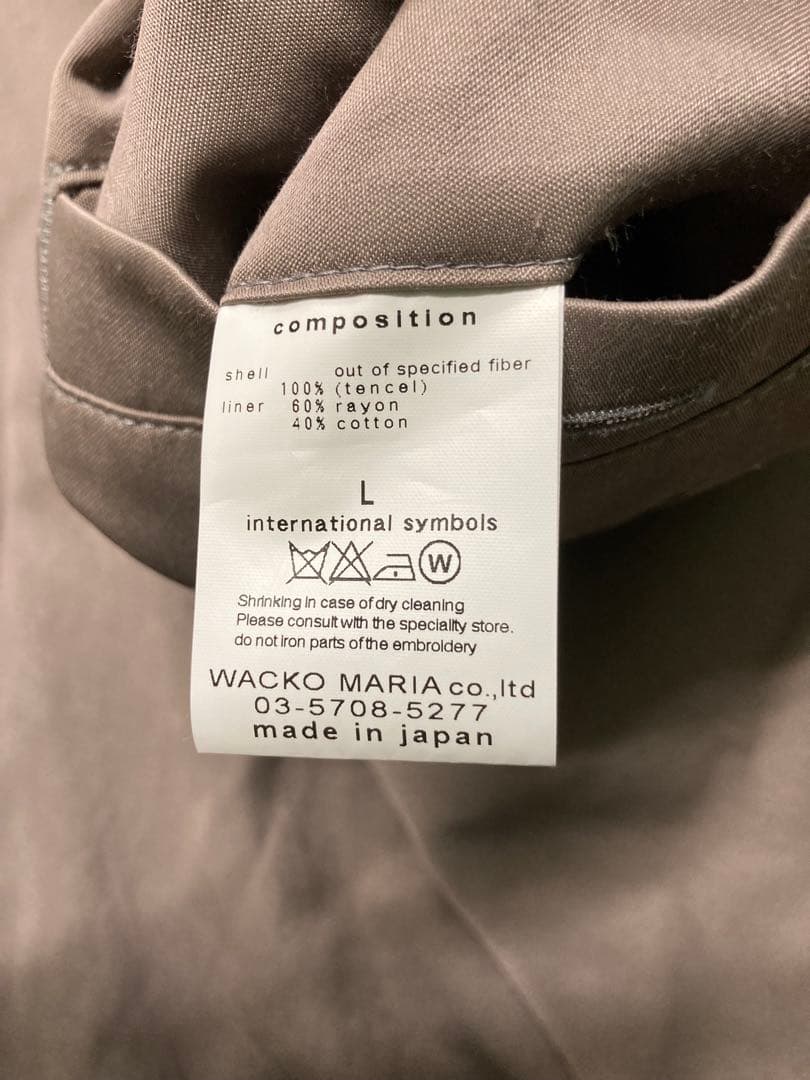 WACKO MARIA天国東京　虎刺繍スカジャンオリーブグリーン　日本製L