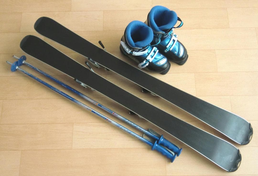 ■■送料無料■HEAD■子供用スキーフルセット■板107靴21■WAX済■■