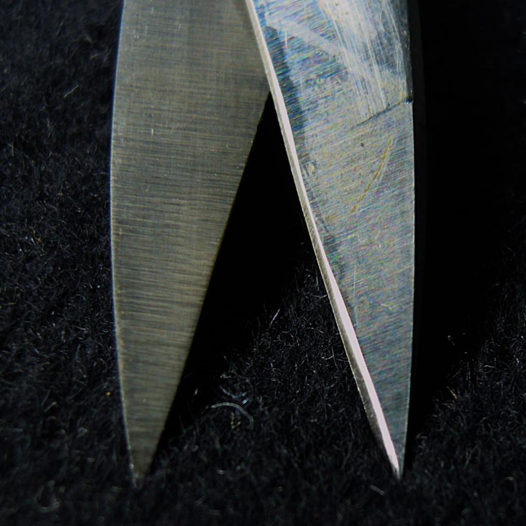 茶*爺様 安重 総火造 さつき鋏 稀少な曲刃 無銘 未使用 149mm 新店舗移