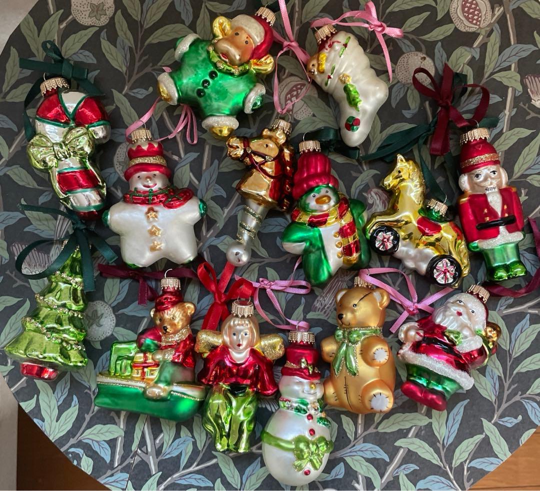 クリスマス⭐︎オーナメント　レトロアメリカン　28個セット