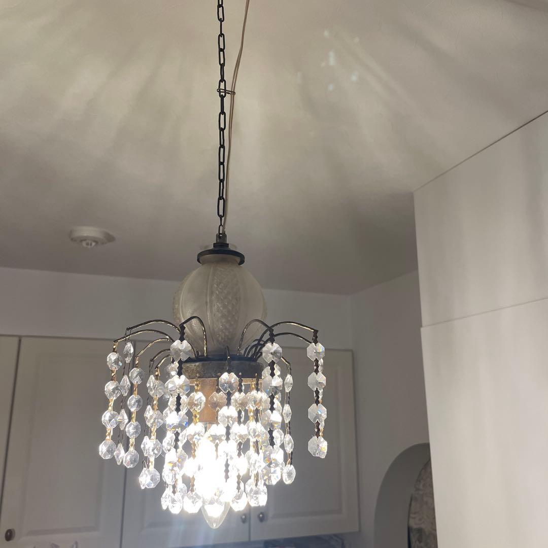 アンティーク　ミニシャンデリア