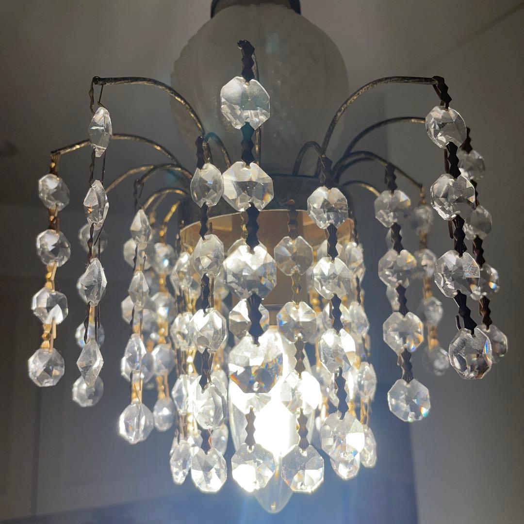 アンティーク　ミニシャンデリア