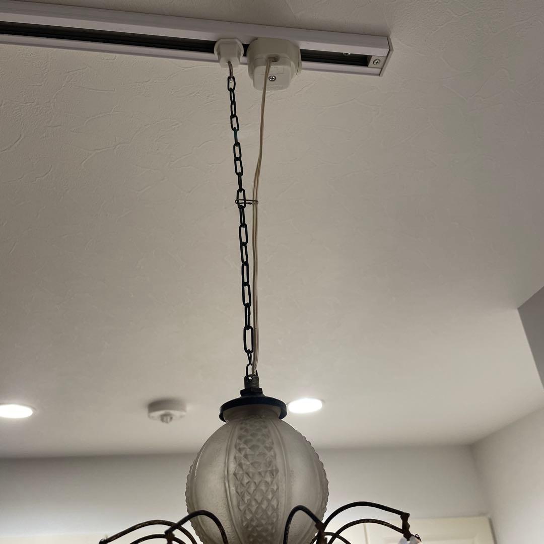 アンティーク　ミニシャンデリア