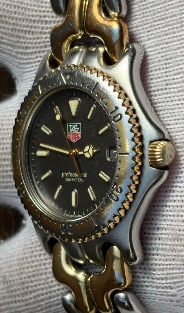 ジャンク TAG HEUER S95.206 タグホイヤー　プロフェッショナル