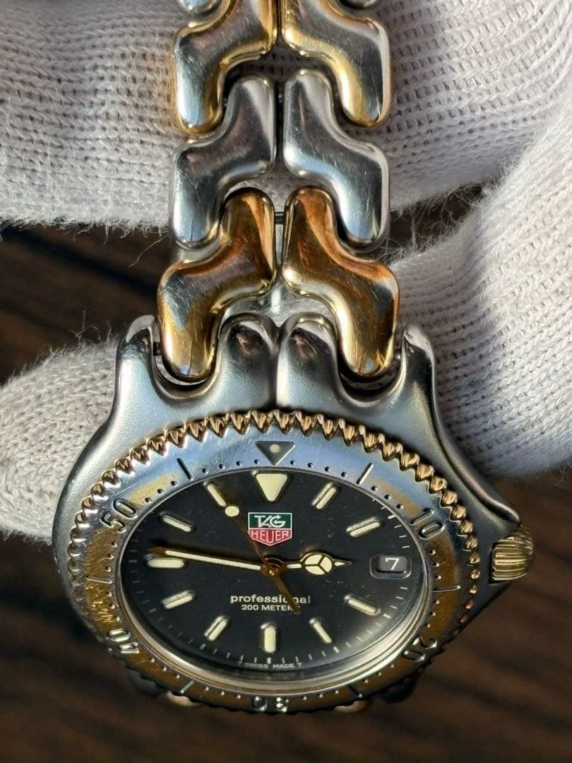 ジャンク TAG HEUER S95.206 タグホイヤー　プロフェッショナル