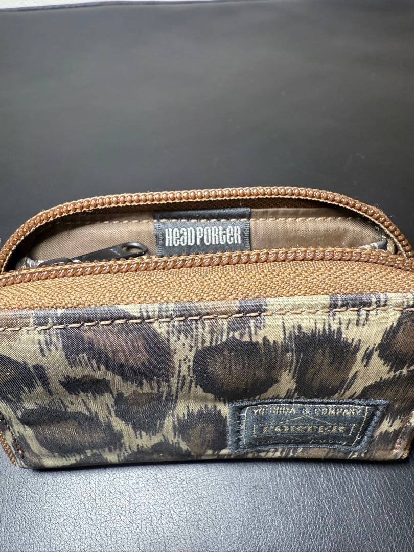 希少✨　HEAD PORTER ヒョウ柄 ケース　ポーチ　レオパード