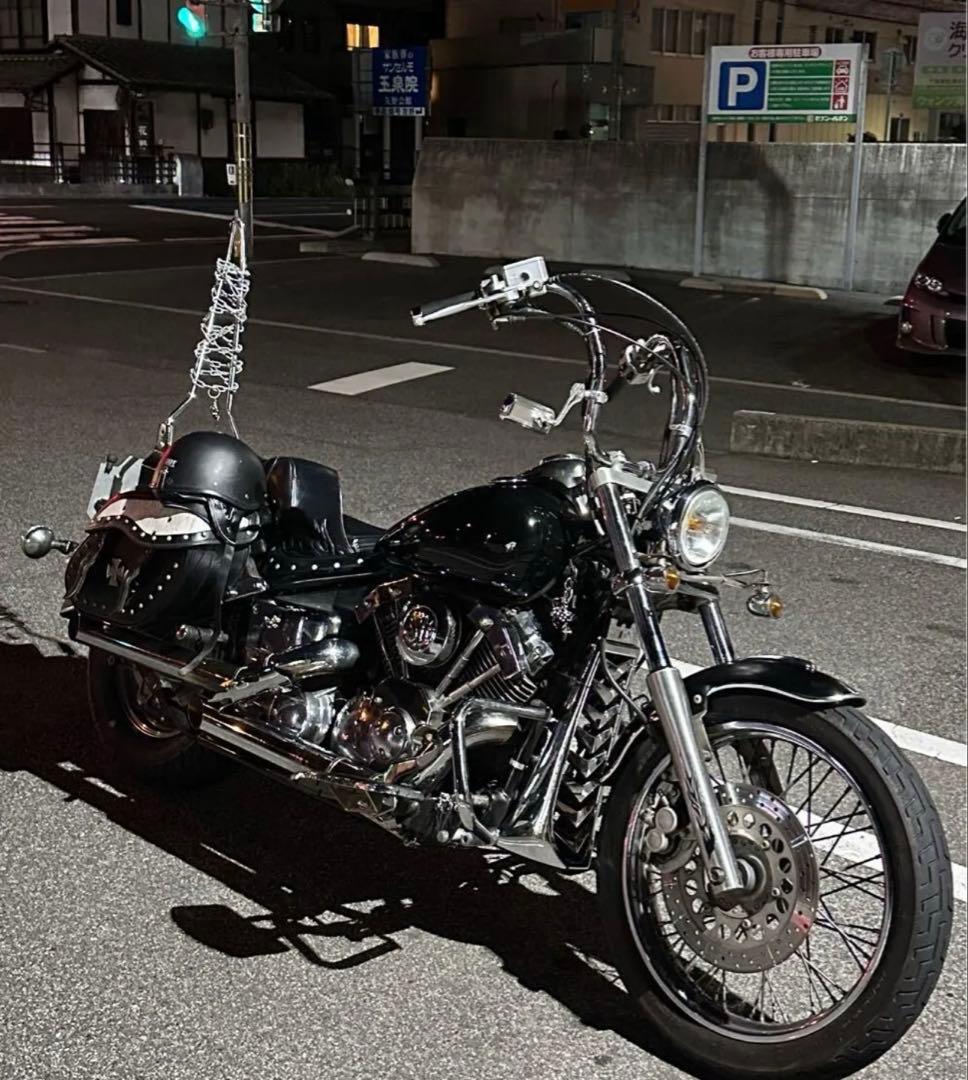 ドラッグスター400 メッキアンダーカウル アンダーカバー チンスポ 新品未使用