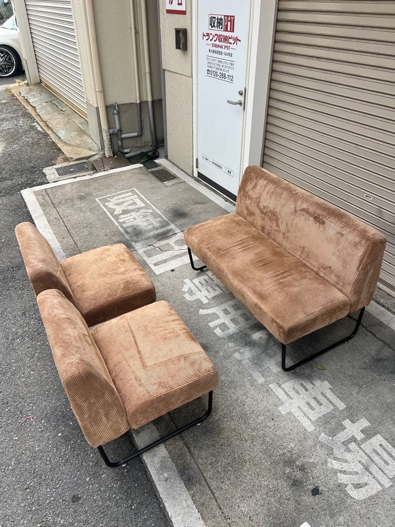 A750♠️B.Bファニシング コーデュロイ 高級 リビングソファ